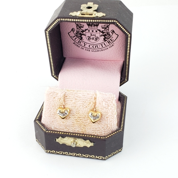 Juicy Couture Jewelry - NIB! NWT! Juicy Couture Earrings Petite Hearts